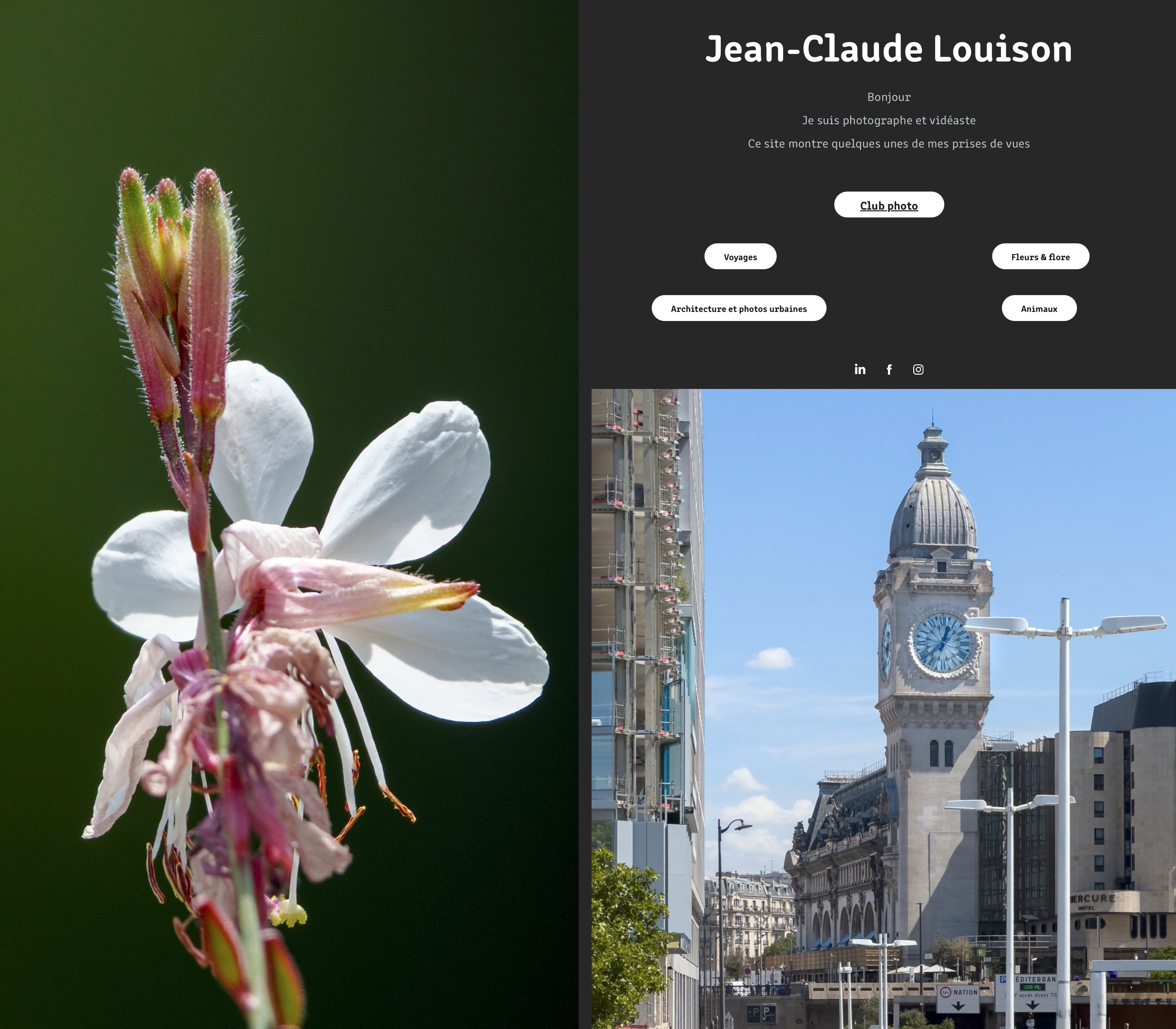 Lire la suite à propos de l’article Lien vers mon site photos